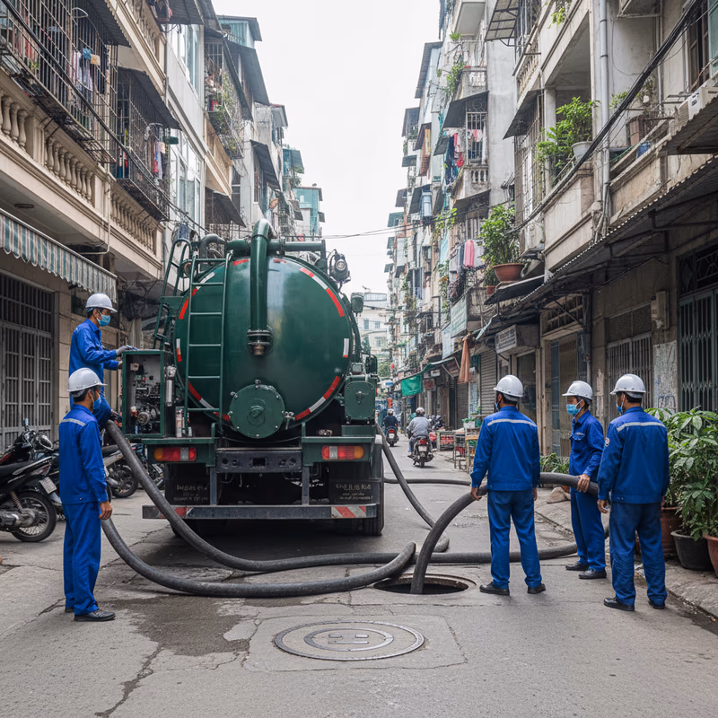 Quy Trình Bảo Trì Bể Phốt Khách Sạn 4-5 Sao Chuẩn Chuyên Gia