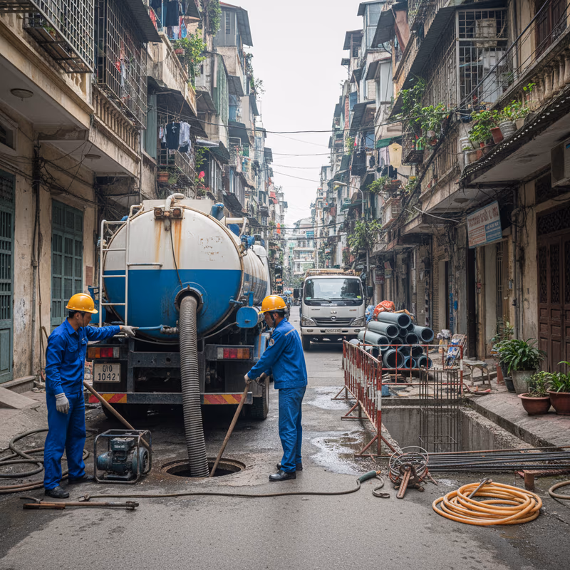 Bể Tự Hoại Là Gì? Cấu Tạo Chi Tiết & Nguyên Lý Hoạt Động Kỵ Khí
