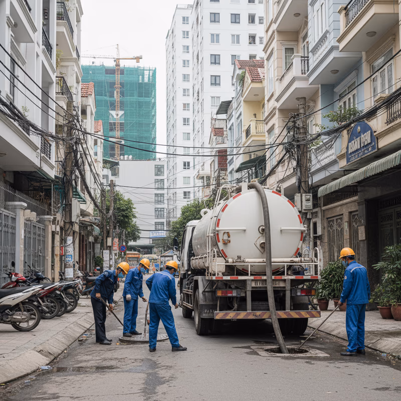 Hút Bể Phốt KĐT Văn Phú Hà Đông: Hiểu Đúng Hạ Tầng, Tránh Sai Lầm
