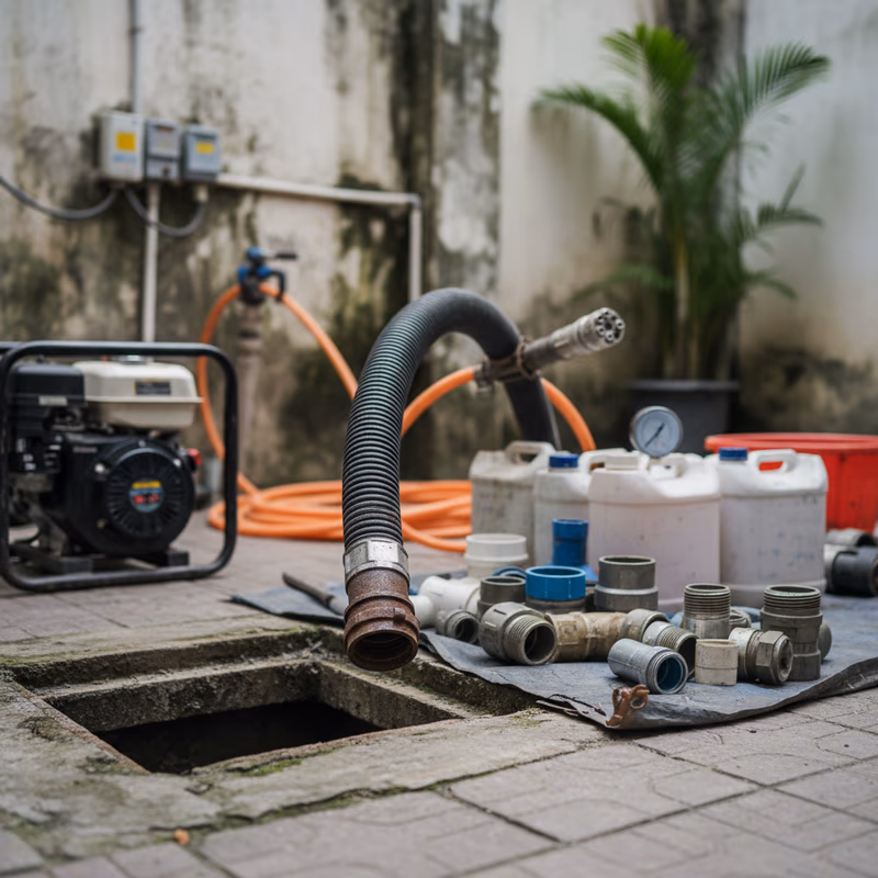 Dịch vụ hút bể phốt hiện đại tại huyện Thanh Trì