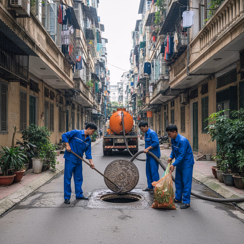 Mẹo Diệt Côn Trùng Trong Hố Ga An Toàn Không Dùng Hóa Chất Độc