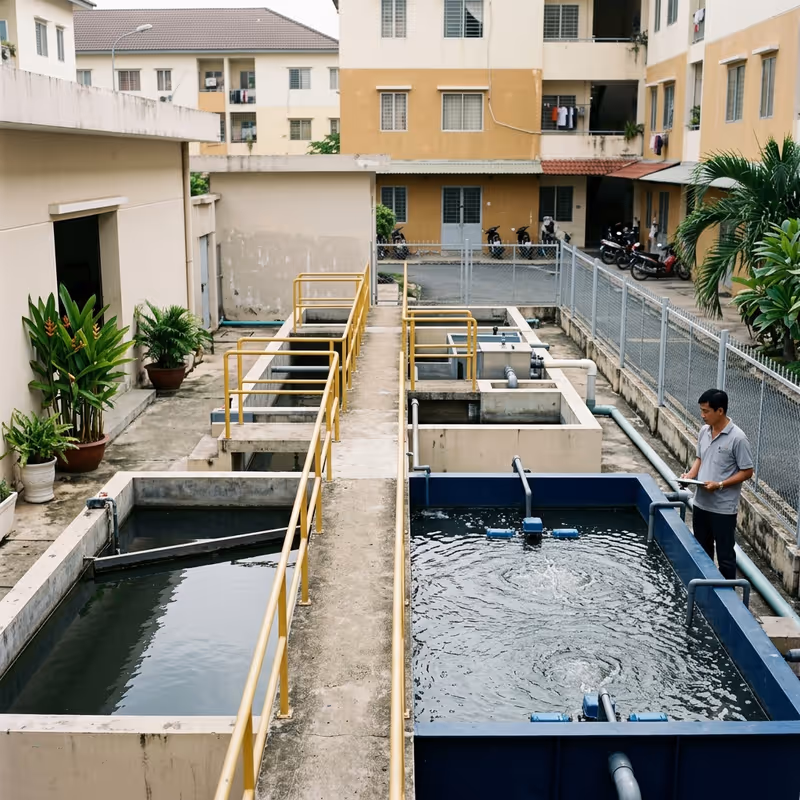 Xử Lý Nước Thải Sinh Hoạt Đúng Chuẩn TCVN: Hướng Dẫn Chi Tiết Cho Hộ Gia Đình