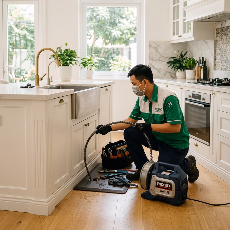 Thông tắc cống ngầm Khách sạn phố cổ